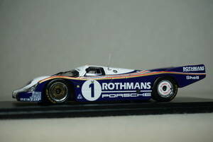 1/43 タバコデカール加工 ルマン 優勝 spark Porsche 956 #1 1982 Le Mans 24h winner ポルシェ rothmans ロスマンズ 956-002 Ickx Bell