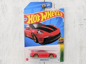 ポルシェ ９１１ ＧＴ３ PORSCHE 911 GT3 赤■2022 US版 HOT WHEELS ホットウィール