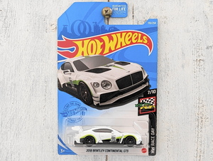 ベントレー コンチネンタル ＧＴ３ '18 BENTLEY CONTINENTAL GT3 白■2021 US版 HOT WHEELS ホットウィール