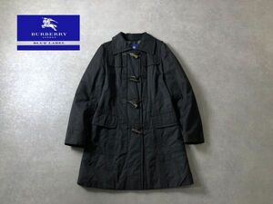 BURBERRY●裏地豪華チェック 中綿 ダッフル コート●バーバリー BLUE LABEL