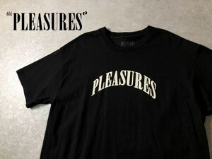 美品●PLEASURES●アーチロゴプリント TEE Tシャツ●プレジャーズ