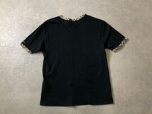 BURBERRY BLACK LABEL●ノバチェック柄トリム TEE Tシャツ●バーバリーブラックレーベル●10_画像3