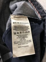 BURBERRY●w36●ルーマニア製 ブラック ウォッシュ デニム パンツ●バーバリー_画像8