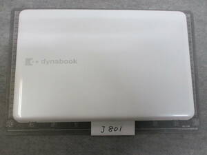 J801 TOSHIBA　 dynabook　 T350/34BW ＨＤＤレス　　ノートPC　
