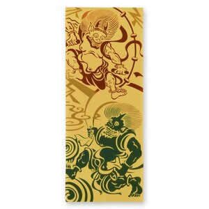 Miyamoto-Towel kenema 日本製 注染 手ぬぐい 風神雷神 34×90cm