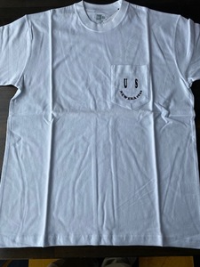 NEW ERA POKET SMILE TEE 白　L　新品未使用