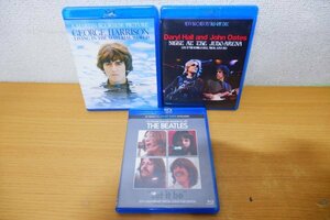 ね7-023＜Blu-ray＞ジョージ・ハリスン/ビートルズ/ホール&オーツ 3枚セット