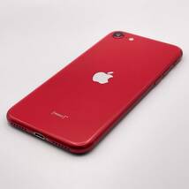中古 ジャンク品扱い 画面割れ Apple アップル iPhone SE 第2世代 64GB (PRODUCT)RED SIMロック解除済み SIMフリー 1円 から 売り切り_画像2