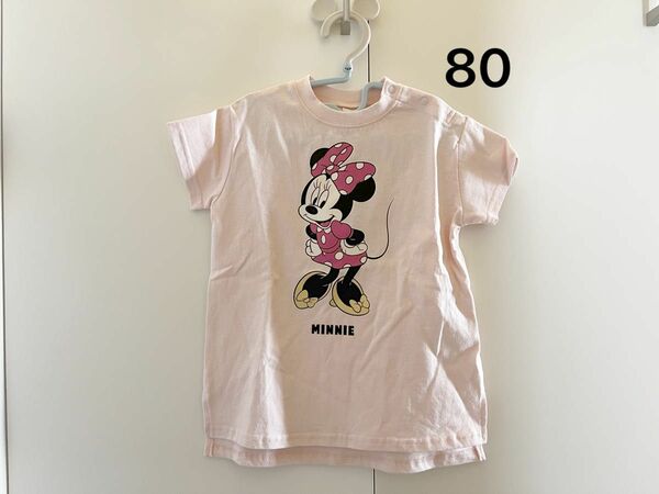 ディズニー　ミニーマウス　Tシャツ　80cm