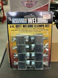 CHICAGO ELECTRIC Butt Welding Clamps, 8-Piece 板金突合せ溶接　クランプ　アメリカ直輸入　在庫あります