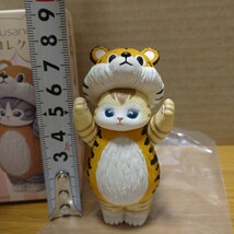 mofusand モフサンド ソフビ コレクション マスコット フィギュア 着ぐるみ 虎 トラ 猫 動物 置物 飾り cat sofubi figure collection ①_画像6