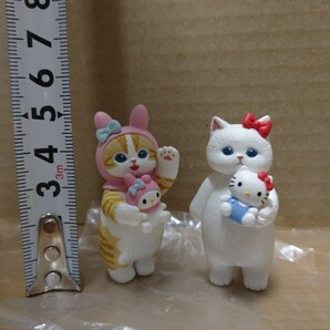 mofusand sanrio モフサンド サンリオ フィギュア コレクション キティ 着ぐるみ 猫 置物 飾り cat figure collection Hello Kitty ①の画像6