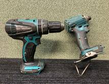 293☆makita マキタ インパクト 7点まとめ 充電式 18V 14,4V インパクトドライバー TD146DX2/XDT04/TD171D/XPH01/TP131D/M697D 電動工具_画像4