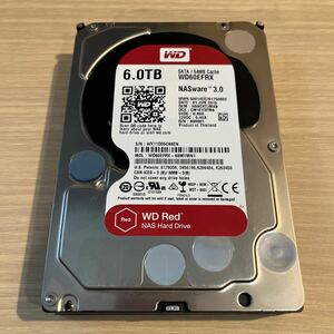 Western Digital Red WD60EFRX 6TB 内蔵ハードドライブ 使用時間31,830H　(03)