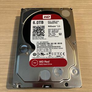 Western Digital Red WD60EFRX 6TB 内蔵ハードドライブ 使用時間31,829H　(04) 