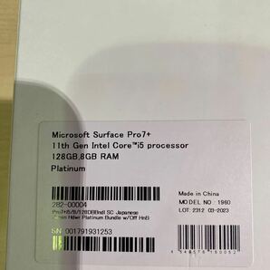 超美品 Surface Pro 7＋/Core i5-1135G7/8GB/128GB/Windows11Home 第11世代i5搭載 の画像8