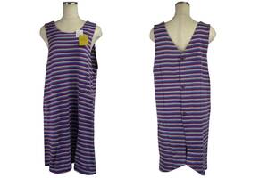  prompt decision * Sybilla Sybilla casa. button . attaching knitted apron purple N 6794 new goods 