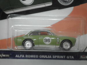 ▽絶版 ホットウィール ※普通郵便発送不可 　アルファ ロメオ　ALFA　ROMEO　GIULIA　SPRINT　GTA　EURO　SPEED