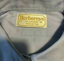 Burberrys バーバリーズ シャツ サックス ブルー ブラウス バーバリー Burberry 水色 トップス 綿 M 9 9号 綿100% BURBERRY BURBERRYS_画像5