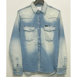BIGJOHN гипер- стрейч Western Denim рубашка S обычная цена 18,700 иен MMS002J Big John 