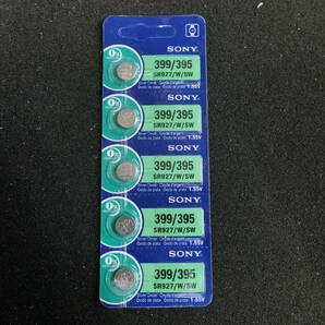 【新品 5個セット】ソニー SR927SW コイン型リチウム電池 ボタン電池 コイン電池 時計用電池 腕時計 酸化銀電池 SONY 即納可能の画像1