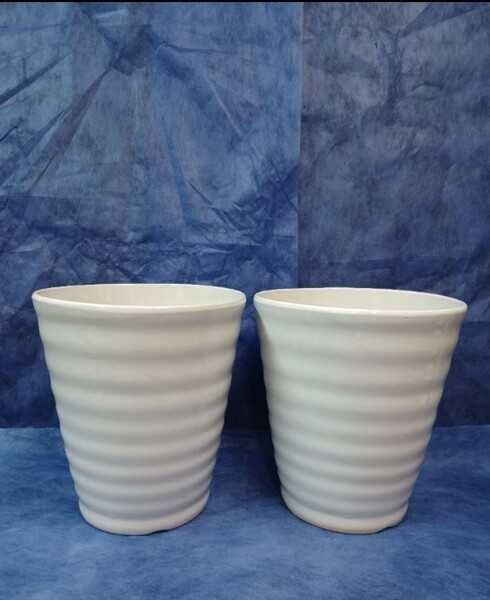 植木鉢 陶器鉢【3L】P【2個】(洋ラン鉢・胡蝶蘭・陶器鉢・化粧鉢・蘭鉢・鉢カバー)