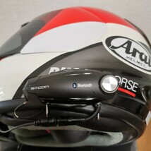 Ducati Arai フルフェイス Mサイズ ビーコム B＋ＣＯＭ アライ フルフェイス_画像3
