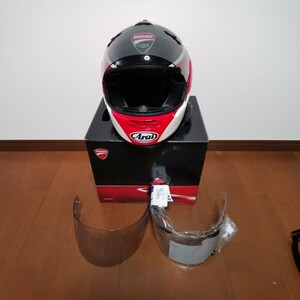 Ducati Arai フルフェイス Mサイズ ビーコム B＋ＣＯＭ アライ フルフェイス