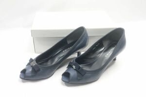 * Anteprima ANTEPRIMA ribbon pumps lady's No.1791 navy 23.5cm