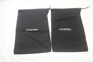 美品◇CHANEL シャネル シューズケース 保存袋 シューケース 2個セット