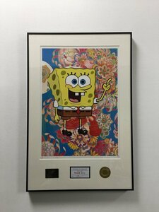DEATH NYC 額付き 世界限定100枚 アートポスター スポンジ・ボブ SpongeBob SquarePants 浮世絵 現代アート