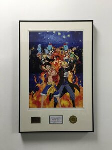 DEATH NYC 額付き 世界限定100枚 アートポスター ONE PIECE ワンピース 漫画 ルフィ サボ 尾田栄一郎 現代アート