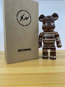 BE@RBRICK x カリモクx 400% by MEDICOM TOY ベアブリック fragment design 置物 ■ 中古 ■ 美品 ■ 箱付き