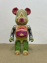 ベアブリック BE@RBRICK カリモク fragmentdesign HAROSHI VERTICAL 400％ polygon フラグメントデザイン ポリゴン MEDICOMTOY 中古 箱付き_画像2