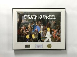 DEATH NYC 額付き 世界限定100枚 アートポスター ザ・シンプソンズ Simpson 世界の名画 現代アート