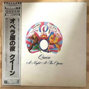 0423）QＵＥＥＮ　クイーン　⑩　アルバム　Ａ　ＮＩＧＨＴ　ＡＴ　ＴＨＥ　ＯＰＥＲＡ　オペラ座の夜　来日記念帯付き