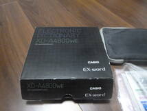 ☆電子辞書　CASIO EX-word　「XD-A4800WE」_画像4