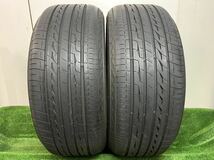 235/50R18 BRIDGESTONE REGNO GR-XII 2021年製 中古タイヤ 2本セット アルファード ヴェルファイア等 インサイド片減り有り_画像2