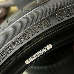 225/40R18 BRIDGESTONE REGNO GR-XII 2021年製 中古タイヤ 2本セットの画像9