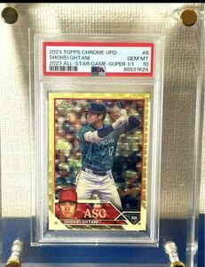 【1枚限定！スパフラ！】大谷翔平　Topps chrome 2023 All star gameユニフォーム　スーパーフラクター　