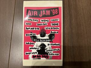 即決★AIRJAM98★ステッカー★エアジャム★BRAHMAN★ハイスタ★Hi-STANDARD★BDB★1998★cocobat★SCAFULL★ハスキン★横山健★送料84円★