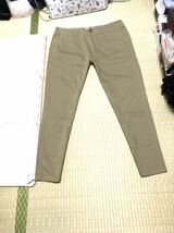 【The DUFFER of ST.GEORGE】WONDER SHAPE ベーシックワンダーシェイプ ストレッチ テーパード パンツ XL ベージュ 美品_画像4