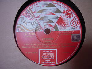 [? record 12.SP][Bizet CARMEN/VALLIN]PATHE