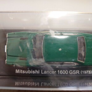 【ジャンク品】アシェット 国産名車コレクション1/43 三菱 ランサー 1600 GSR 1973の画像6