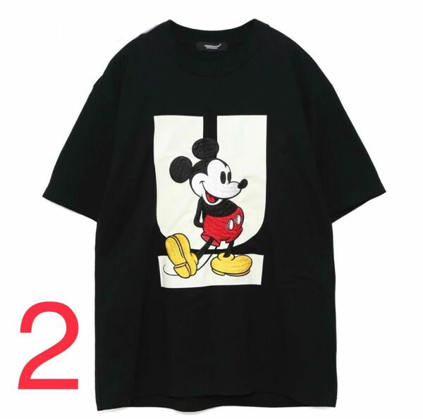 UNDERCOVER × Disney ミッキーマウス 刺繍 Tシャツ アンダーカバー　ディズニー