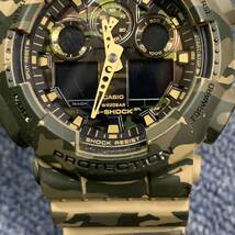 CASIO G-SHOCK カシオ　Gショック　5081 G-100M 腕時計　迷彩　アナデジ　ジャンク_画像3