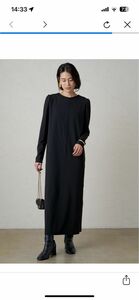 ラウンジドレス Loungedress パルクローゼット　カットジョーゼットパフワンピース　ワンピース　オケージョン　結婚式