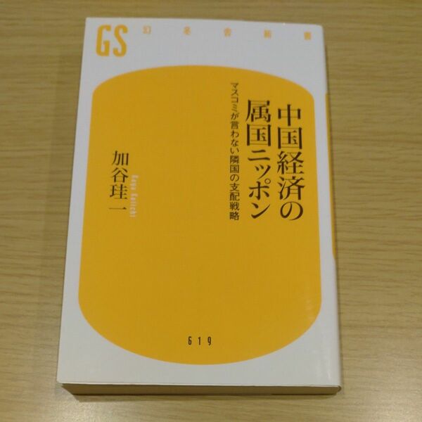 中国経済の属国ニッポン　マスコミが言わない隣国の支配戦略 （幻冬舎新書　か－２８－２） 加谷珪一／著