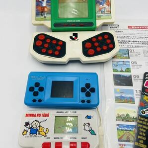 J.LEAGUE SOCCER DX. PORTABLE GAME PSV108 MINNA NO TABO MR.FRIENDLY CHARM MASCOT レトロ ゲーム おもちゃ まとめの画像2