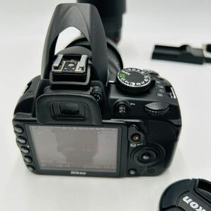 Nikon ニコン デジタル一眼レフカメラ D3100 AF-S NIKKOR 18-55mm 1:3.5-5.6G VR DX 55-200mm 1:4-5.6G ED レンズ2個付きの画像7